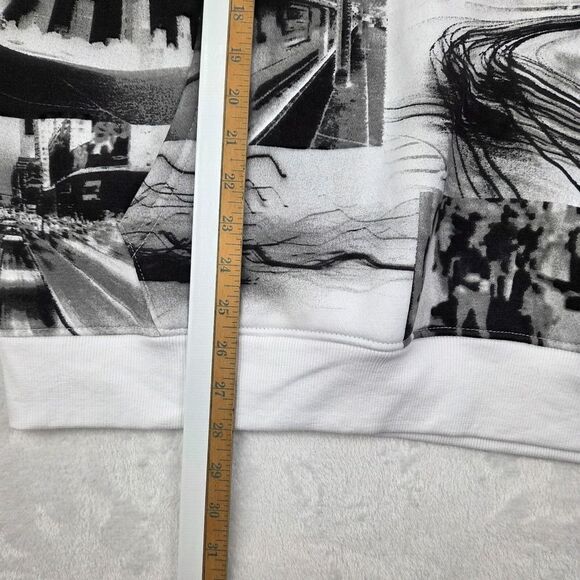 Forever 21 Mens L Graphic Hoodie NWT Photo Collage Streetwear Skater - Picture 9 of 10